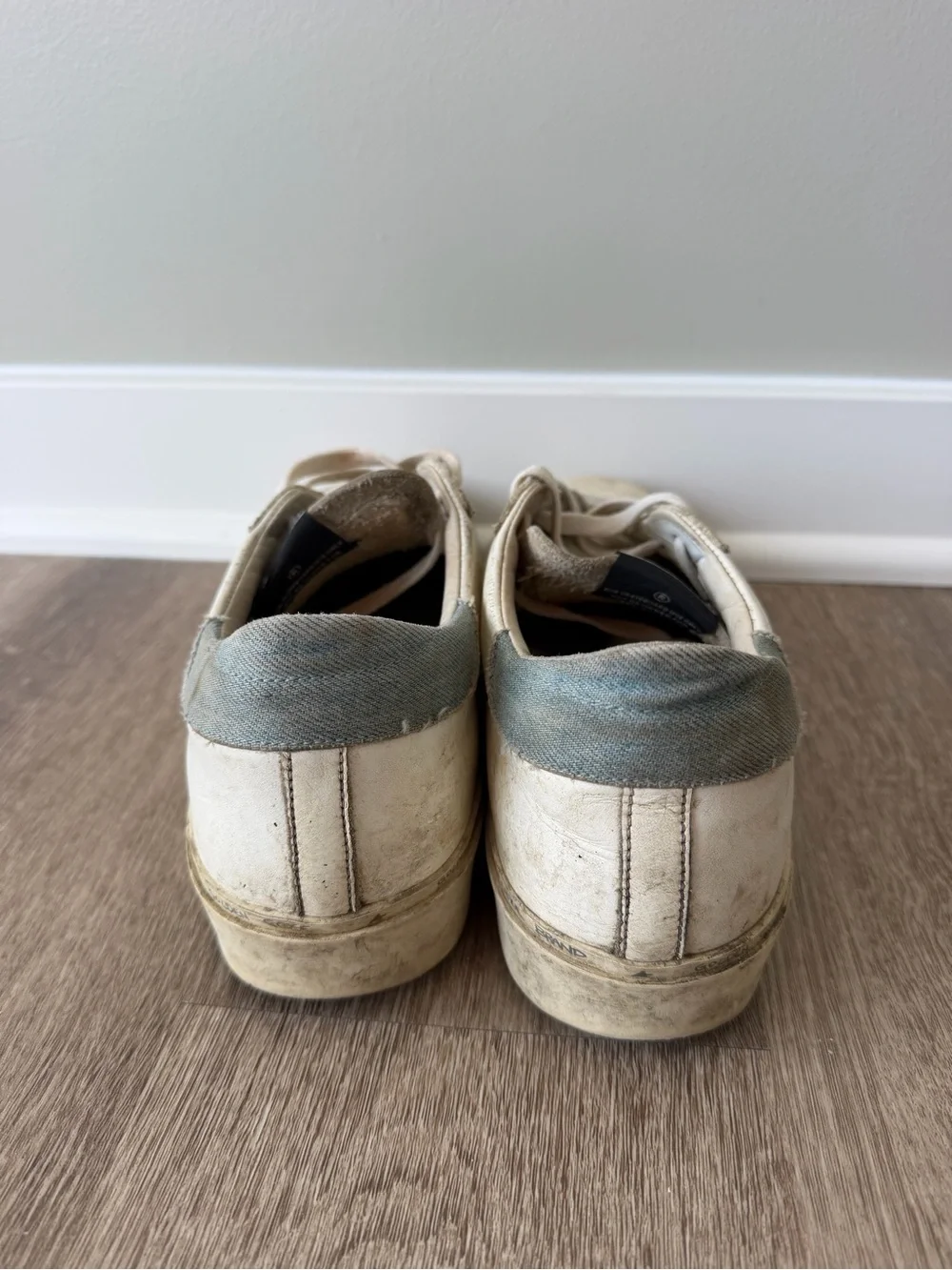 Golden Goose Style White Leather Star Sneakers